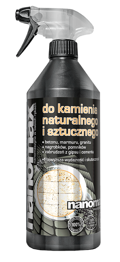 Płyn do czyszczenia kamienia, pomników, nagrobków, zabrudzeń z gipsu, parafiny