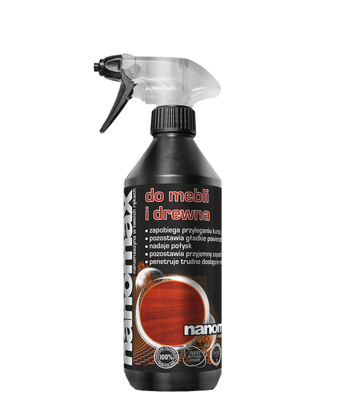 Płyn nanomax do mebli 500ml - pielęgnacja drewna i laminatu bez smug