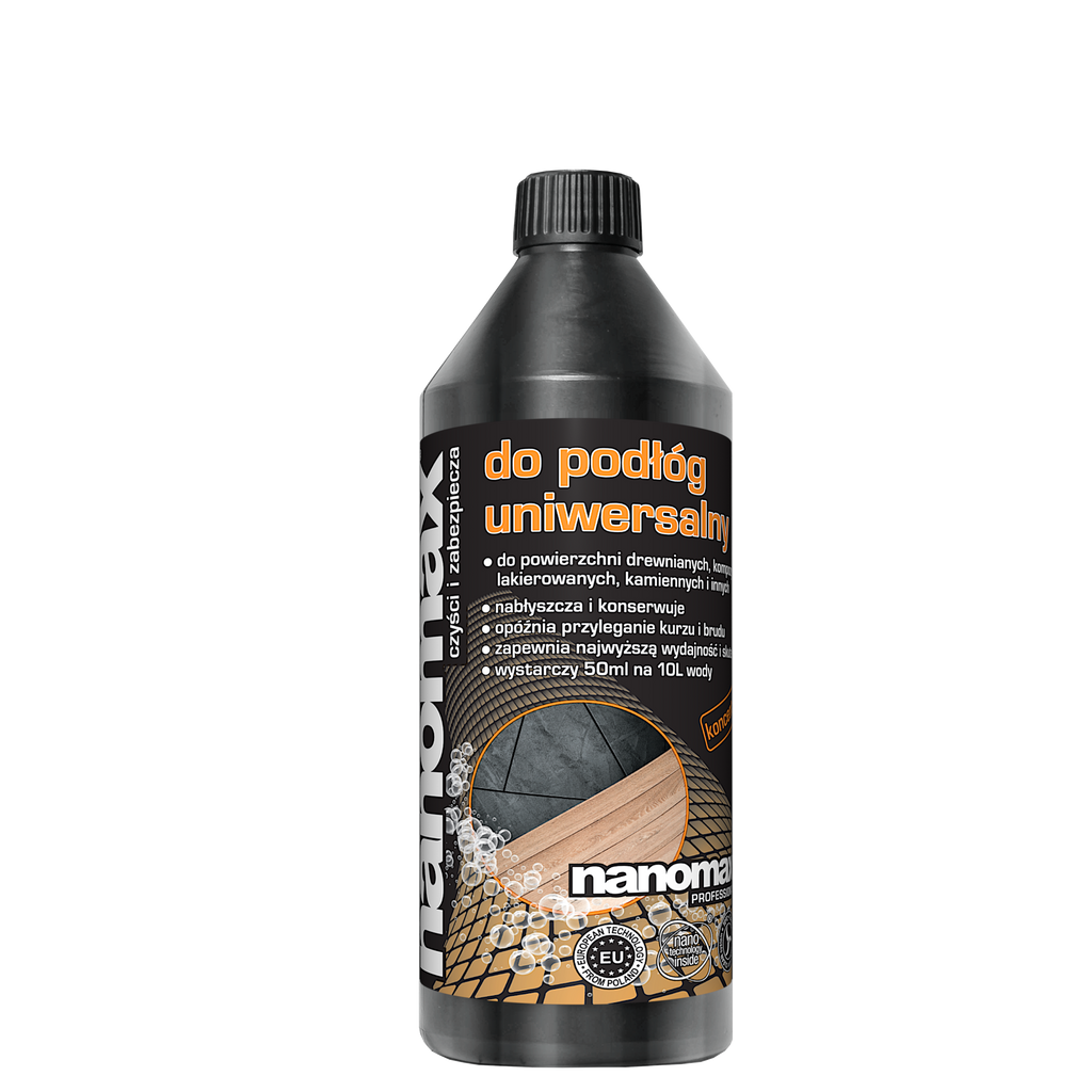 Uniwersalny koncentrat nanomax do podłóg 1L - mycie paneli płytek gresu bez smug